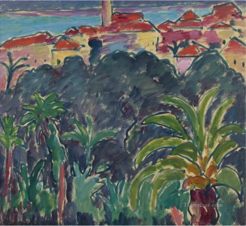 Abstracto famoso Painting - PAISAJE DEL SUR BORDIGHERA Alexej von Jawlensky Expresionismo